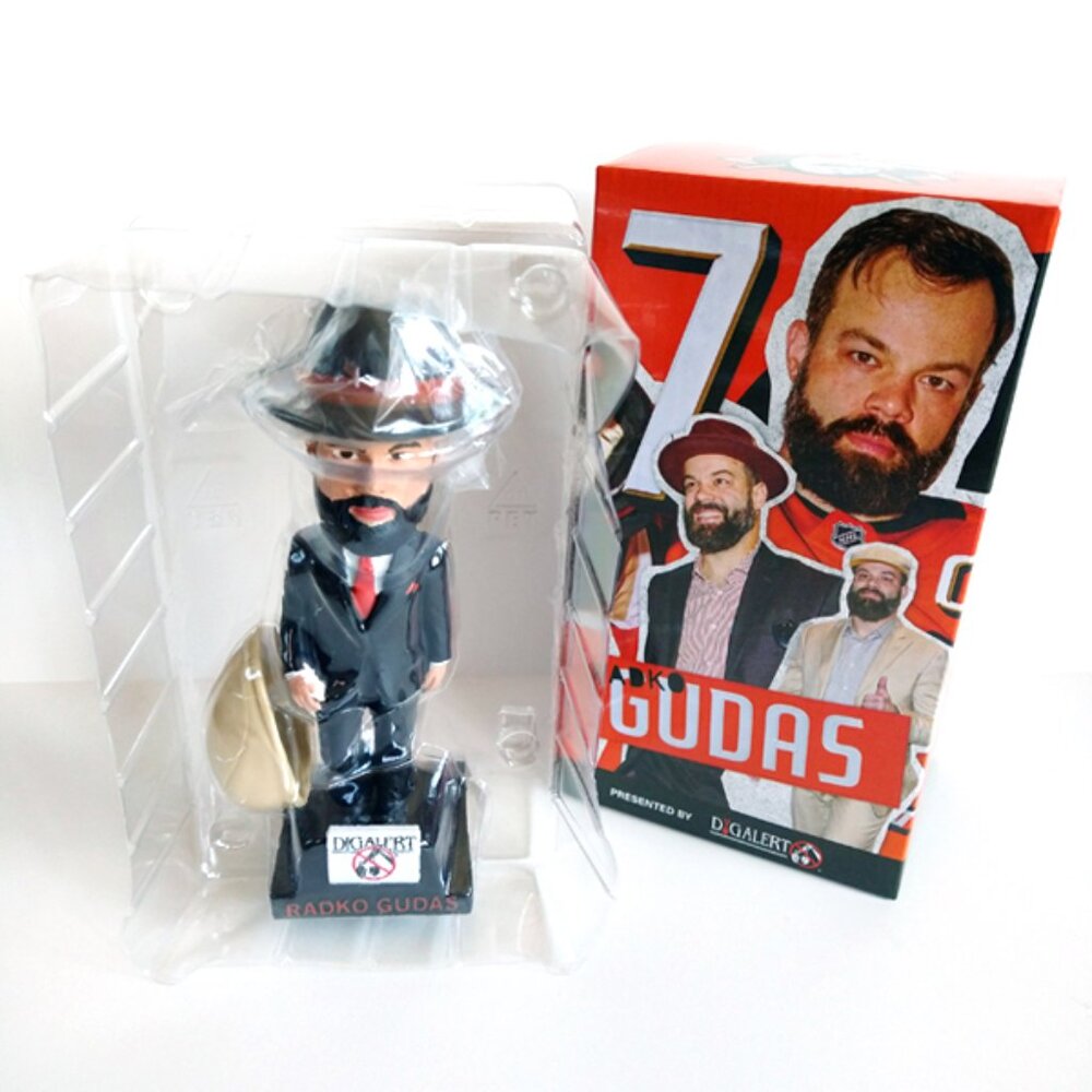 Brand New NHL Hockey Anaheim Ducks Radko Gudas Bobblehead Sports Figure Statue